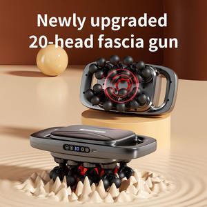 Pistola de masaje eléctrica barata al por mayor, 20 cabezales, brazo trasero, hombro, cuello, pierna, fascia, masajeador, pistola de masaje muscular de tejido profundo - Product Image 2