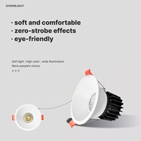 Led Down light 12w saa ce Cob Open Hole Embedded High Color Rendering Spotlight Home Living Room home lamp Dimmable Spot Light