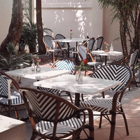 Offre Spéciale Chaises de Jardin Modernes en Rotin Style Français pour Café, Hôtel, Restaurant, Patio et Terrasse