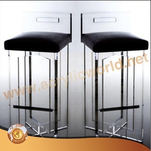 Chaise de salle à manger en acrylique transparent moderne, chaise de salon, chaise transparente personnalisée - Product Image 3