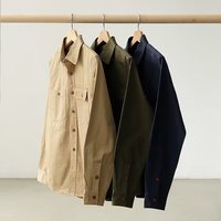Blouson de printemps décontracté pour homme, style américain, perlé, vintage, à manches longues, coupe ample, robuste, pour la chasse, lavable en machine