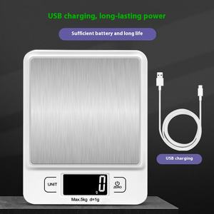 कस्टम स्टेनलेस स्टील इलेक्ट्रॉनिक ग्राम स्केल बैटरी संचालित रसोई भोजन के लिए भोजन स्केल यूएसबी ऐप - Product Image 6