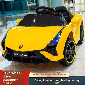 Auto Elettrica Giocattolo per Bambini da 1-3 Anni, Passeggino a Quattro Ruote con Telecomando e Ricarica, Struttura in Plastica - Product Image 2