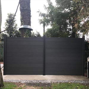 Tự làm nhà WPC hàng rào Composite gỗ không thấm nước UV kháng ngoài trời Vườn gỗ hàng rào tấm, WPC sàng lọc - Product Image 2