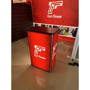 Mesa de negociación, exposición de tamaño personalizado, caja de luz de tela SEG, gabinete publicitario, estante, exhibición de exhibición, escritorio de recepción - Product Image 3