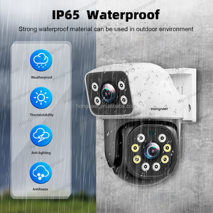 Caméra IP PTZ sans fil intelligente Hongnaer 4MP 2K à double objectif 360°, surveillance domestique, moniteur WiFi, CCTV, sécurité, réseau, caméra extérieure - Product Image 6