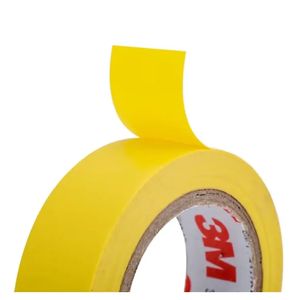 Pita Isolasi Listrik Temflex 150 PVC Akrilik Tahan Asam, Tahan Air, Anti Api, Anti UV, dan Tahan Abrasi, Warna Kuning - Product Image 2