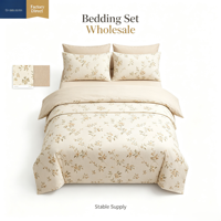 Ensemble de linge de lit de luxe de haute qualité, en microfibre douce, imprimé, vente en gros d'usine à bas prix pour les détaillants, achat en gros pour les hôtels