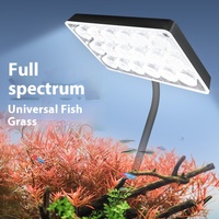 Lumière d'aquarium LED améliorée par PAR à pince améliorée | Lentille à spectre complet et boost RVB pour plantes aquatiques dans la décoration de réservoirs nano