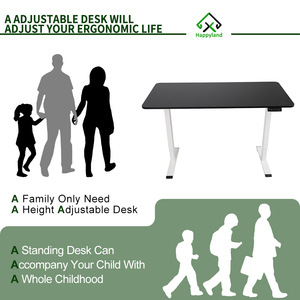 Scrivania Regolabile in Altezza Elettrica Sit-Stand, Tavolo da Ufficio con Altezza Regolabile, Struttura per Scrivania da Computer per Casa <span class=keywords><strong>e</strong></span> Ufficio - Product Image 6