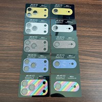 Protecteur d'objectif d'appareil photo scintillant à paillettes pour iPhone 17 Pro Max arc-en-ciel brillant pour iPhone Air 17 Pro Film protecteur