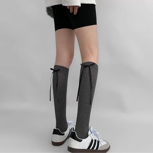 Calze lunghe stile balletto <span class=keywords><strong>con</strong></span> fiocchi JK, <span class=keywords><strong>collant</strong></span> a tinta unita, calze a gamba corta in poliestere-cotone ecologico, <span class=keywords><strong>cuciture</strong></span> senza <span class=keywords><strong>cuciture</strong></span>, da donna - Product Image 3