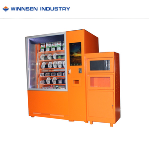 Kinh doanh ngoài trời tự phục vụ thức ăn nhanh bánh mì <span class=keywords><strong>cupcake</strong></span> Baguette Máy bán hàng tự động để bán - Product Image 4