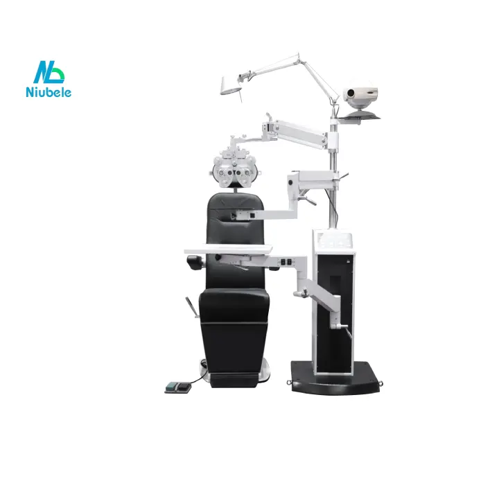2023 Nieuwe Type HD-700A Oftalmische Refractiestoel Eenheidsprijs Voor Oogziekenhuis Met Ligstoel