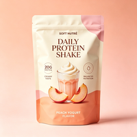 Sachet Doypack Personnalisé Imprimé avec Fermeture Zip Refermable pour Poudre de Protéine et Compléments Alimentaires