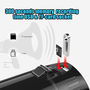 XC-112S 30W el megafon güç hoparlör taşınabilir megafon yerleşik Siren ve USB kayıt ses