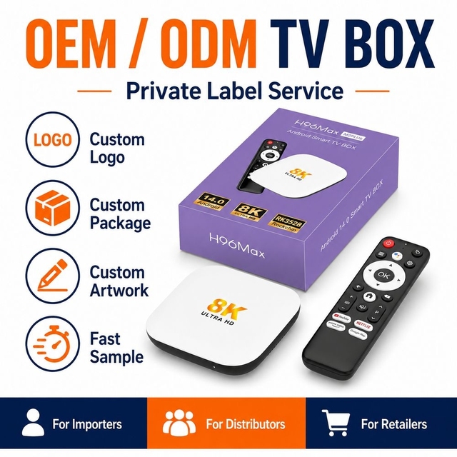 H96 Max M2 Plus RK3528 Android 14 TV Box 4K WiFi 6 BT 5.4 HDR10 Smart Media Player Wholesale OEM ODM