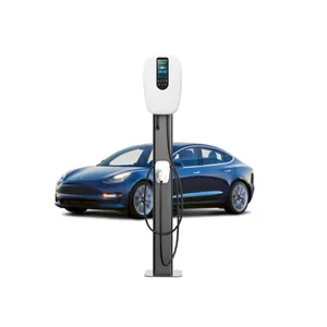 IP65 IK08 home wall mount 22kw type 2 3phase 32a level 2 J1772 7kw wallbox electric vehicle car charging station