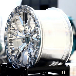 ล้อแม็กซ์ Beadlock ขัดเงา ขนาด 20x10 20x11 สำหรับรถ Drag  5-120 ล้อฟอร์จ สำหรับ Chevy Camaro Zl1 สำหรับ Bmw M3 <span class=keywords><strong>M4</strong></span> G80 G82 - Product Image 2