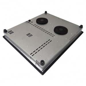 Placa de Cocción Híbrida Integrada de 3 Quemadores, Diseño 2025, Superficie de Vidrio Negro, Electrodoméstico de Cocina - Product Image 4