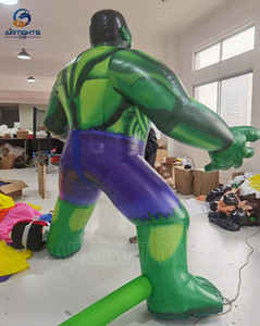 Globo de dibujos animados de <span class=keywords><strong>Hulk</strong></span>, <span class=keywords><strong>monstruo</strong></span> inflable de 2,5 m de altura, fabricante profesional personalizado - Product Image 2