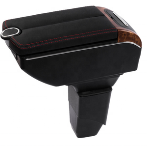 Accoudoir de la Console centrale USB, boîte de rangement pour voiture, nouveau design, couleur noire, pour <span class=keywords><strong>Peugeot</strong></span> 2020, <span class=keywords><strong>208</strong></span> - Product Image 2