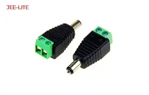 Boa qualidade Conector de tomada de energia macho verde adaptador de tomada DC