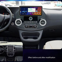 Pantalla Inteligente de 12.3 Pulgadas con Radio Android Compatible con CarPlay para Mercedes-Benz Vito W447 2016-2023 con GPS Integrado, Función MP3 y DSP