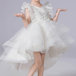 Customizable Wholesale Cheap Price Irregular <strong>Tutu</strong> Girls' <strong>Dresses</strong> Summer Trailing Evening <strong>Dresses</strong> - Product Image 2