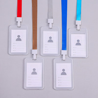 Heada Nouveau Porte-cartes et porte-badges en plastique transparent détachable avec logo personnalisé, design portable et fonction de protection