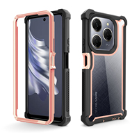 Honatop 360 Color Linings Fundas Para Celular Protectora Golpes Forro case Cover pour Tecno Spark 10PRO 20 PRO Plus 30C 40/50 4G