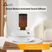 Diffuseur d'huiles essentielles sans eau avec détecteur de mouvement et lumières LED pour la maison et la voiture (vente en gros)