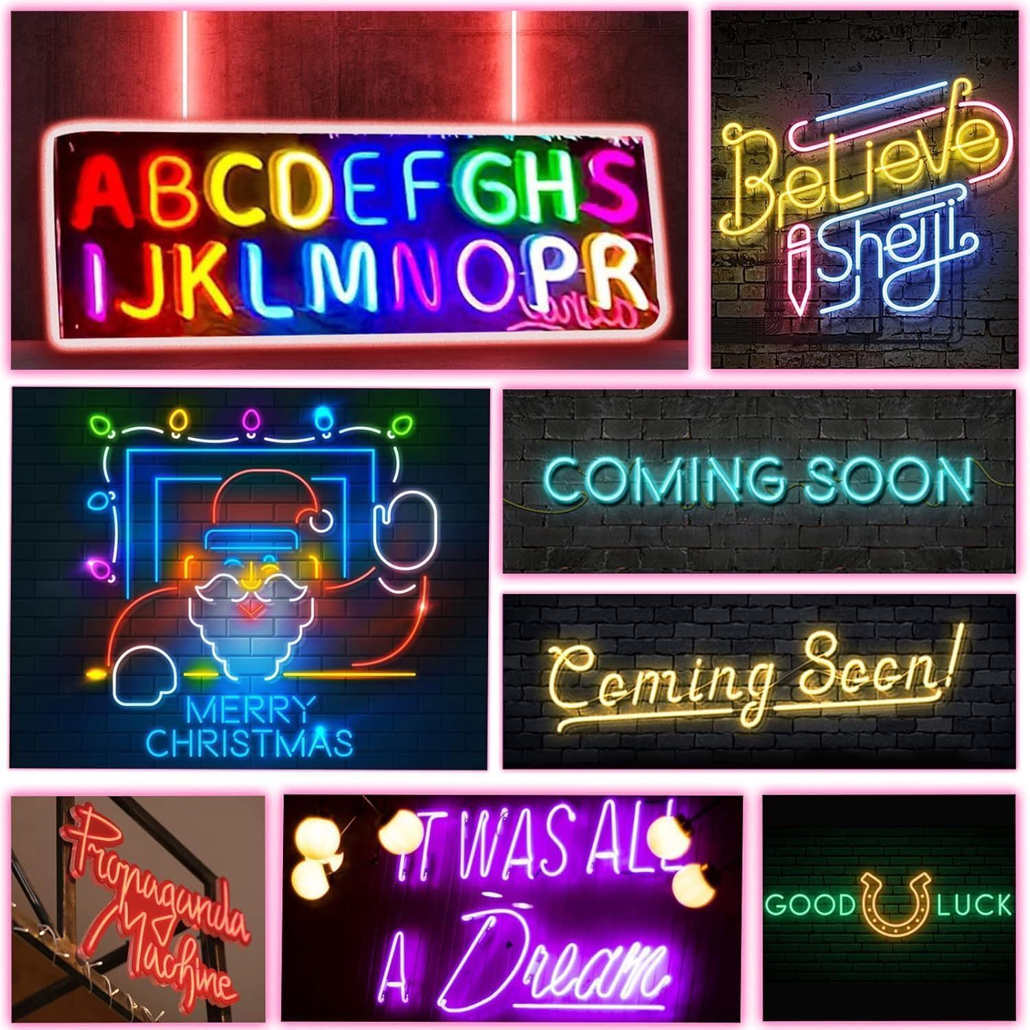 Meilcen Custom LED Neon Sign Acrylic Wall Decor Hanging Birthday Party Gift Home Decor Modern Irregular Shape Car Hospitals · image 2