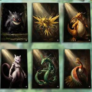 Cartes <span class=keywords><strong>Pokémon</strong></span> en métal haut de gamme, édition limitée, Pikachu, Kyogre, Eevee, cartes de collection, cadeau jouet pour enfants - Product Image 3