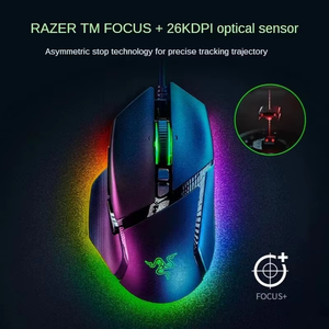 Razer Basilisk V3 Customizable Ergonomic Gaming Mouse Fastest Gaming Mouse <b>Switch</b> - Chroma RGB Lighting - 26K DPI Optical Senso - Product Image 3