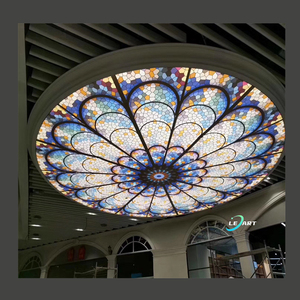 LeArt <span class=keywords><strong>Aluzinc</strong></span> 루핑 시트 현대 거짓 통합 3D 스트레치 패브릭 천장 디자인 거실 팝 룸 - Product Image 1