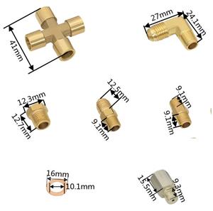 Raccord en Y Pagode 3 Voies en Laiton Poli Premium, Résistant aux Produits Chimiques, pour Tuyaux <span class=keywords><strong>de</strong></span> 6-12mm, Idéal pour Systèmes d'<span class=keywords><strong>Eau</strong></span> et <span class=keywords><strong>de</strong></span> Plomberie - Product Image 4