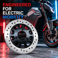 Disque de frein électrique pour moto 220 mm, diamètre intérieur 58 mm, épaisseur 4 mm, pour pièces de performance de trottinettes électriques, certifié IATF 16949
