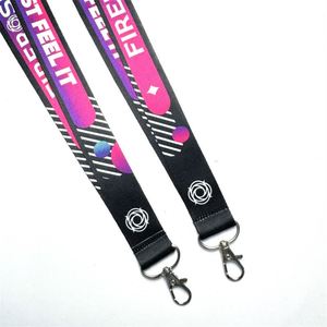 Wholesale 25mm Wide Custom Polyester Neck Lanyard Strap with Sublimation Printing Promotional ID Card Holder Logo Design - Product Image 3