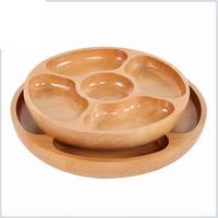 High-End Fabriek Direct Rond Elegant Fruit Dienblad Noot Snoepdoos Gedroogd Fruit Snackbak Voor Woonkamer Borden & Borden Met Standaard