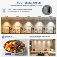 Spot LED rétractable à cadre en aluminium 3 pouces 9W, projecteur commercial LED avec angle de faisceau 15D 24D 36D et rotation à 360D