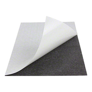 Rouleau de feuilles magnétiques vierges de 24 pouces de large- .30mil Flexible, imprimable, surface en vinyle blanc-sûr sur les véhicules, coupe facilement pour DI - Product Image 1