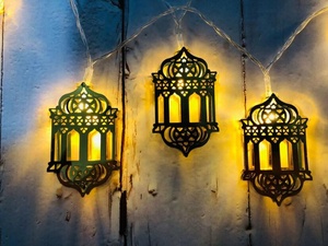 Luci LED a Forma di Lanterna da 1,65m, 10 Pezzi, Decorazione Ramadan Eid Mubarak Kareem per <span class=keywords><strong>Feste</strong></span> <span class=keywords><strong>Islamiche</strong></span> - Product Image 6