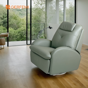 Gerfenii Meubles de luxe pour le salon Fauteuil berçant <span class=keywords><strong>inclinable</strong></span> en cuir Fauteuil de canapé <span class=keywords><strong>inclinable</strong></span> pivotant <span class=keywords><strong>et</strong></span> massant - Product Image 5