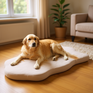 Cama Ortopédica para Perros con Espuma Viscoelástica, Soporte para Perros Grandes, Forma Ovalada, Estilo Moderno para Interiores, Cama para Mascotas Desmontable y Lavable - Product Image 2