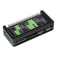 Carcasa de aluminio para Raspberry Pi Zero 2W, compatible con Pi Zero / Zero W / Zero 0, con disipación de calor.