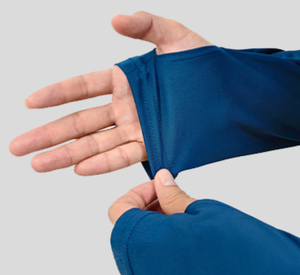 Chemise de protection UV respirante à séchage rapide avec manches à trous pour les pouces, personnalisable et colorée, pour le surf, la randonnée et les activités de plein air - Product Image 6