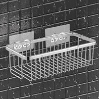 Crochets muraux autocollants extra résistants, sans perçage, en plastique écologique pour salle de bain, cuisine, organiseur de douche