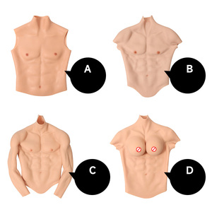 Costume en silicone pour cosplay transgenre, <span class=keywords><strong>faux</strong></span> <span class=keywords><strong>ventre</strong></span> pour hommes - Product Image 4