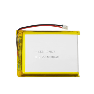 3.7V锂聚合物电池105573系列3000mAh 4000mAh 5000mAh Lipo Ion照明灯 - Product Image 1